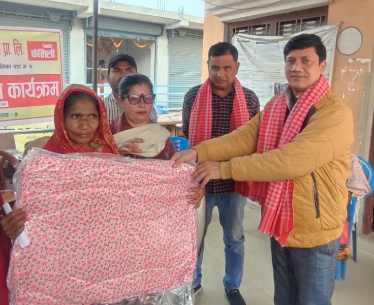 shiv shakti blanket distribution 